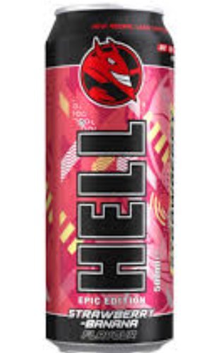 Hell Strawberry Banana 500ml