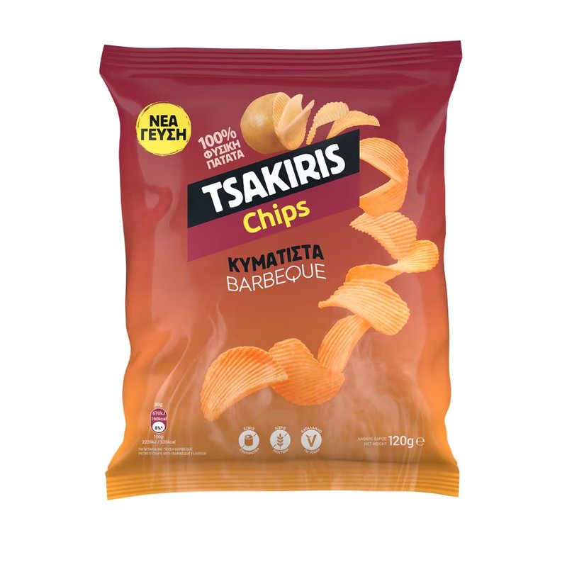 Tsakiris Chips BBQ 120gr